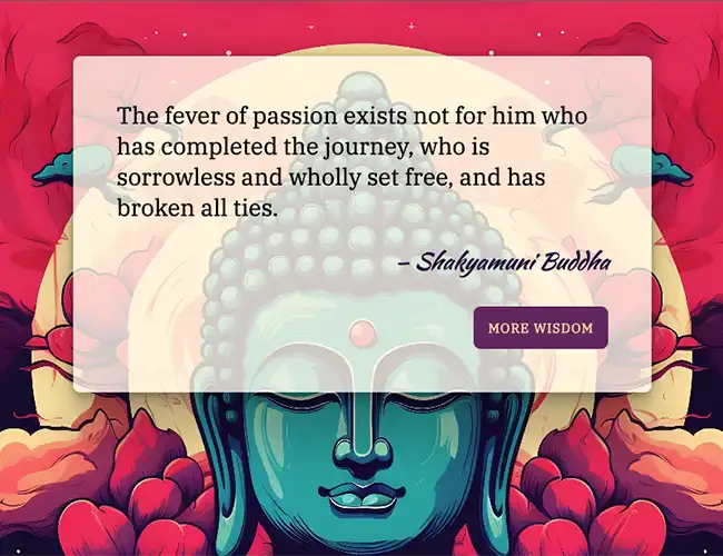 A Buddha Quote Generator Website